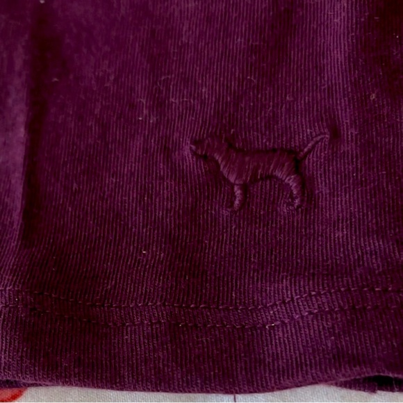 PINK Victoria's Secret Tops - Victoria Secret PINK short sleeve maroon T-shirt Brand new never worn with tags